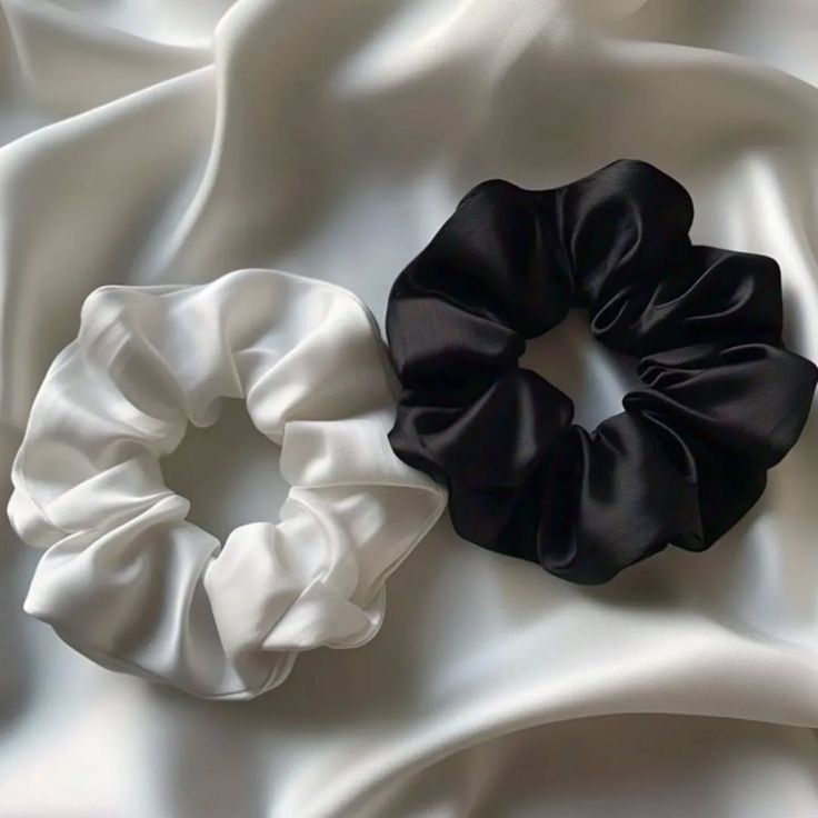 Pack Of 2 Silk Volumzing Scrunchies