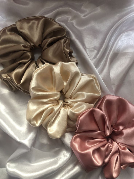 Pack Of 3 Silk Volumzing Scrunchies