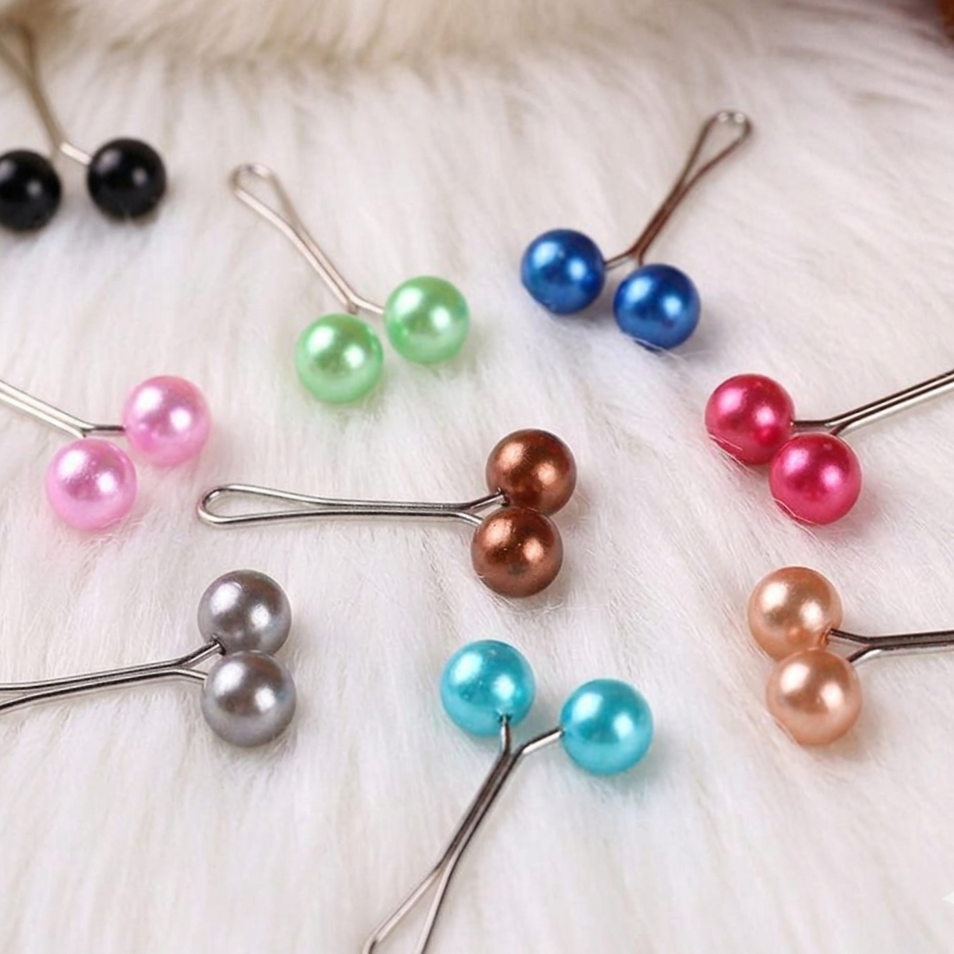 Turkish Pearl Hijab Pins    (Multi)